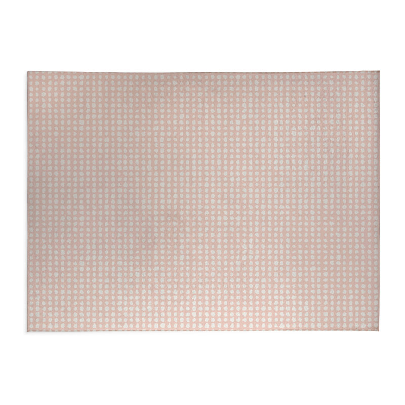 Tapis de cuisine anti-dérapant léger Grunge Row, Rose, Rectangulaire 2 pi x 3 pi
