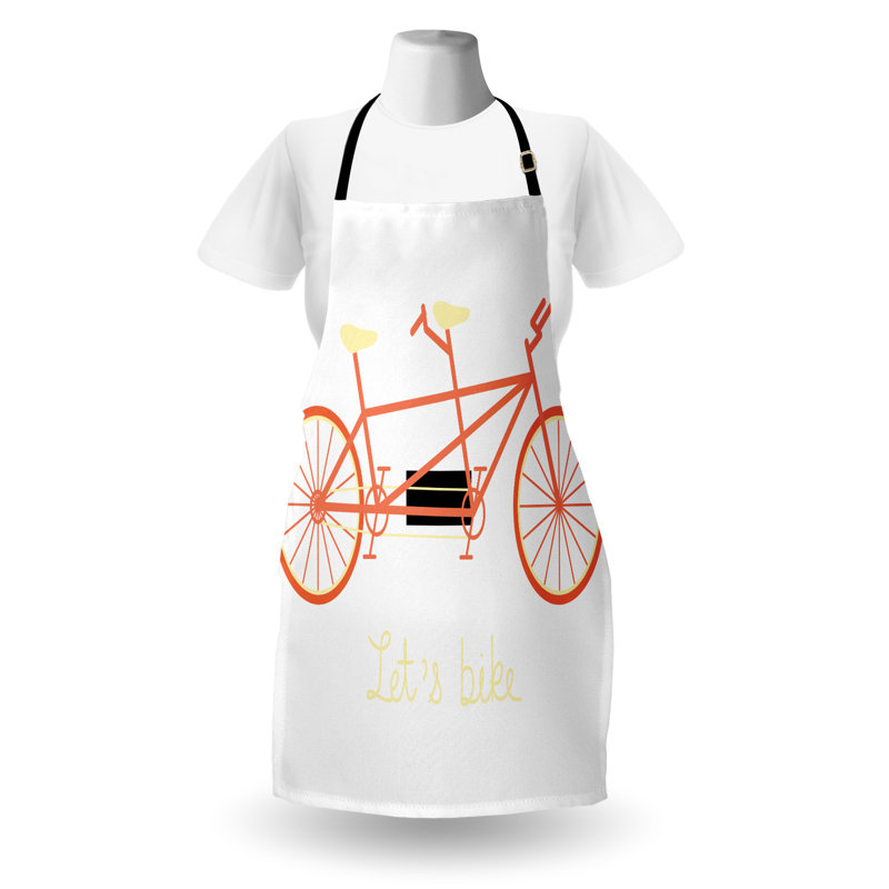 No Pattern Bib Apron