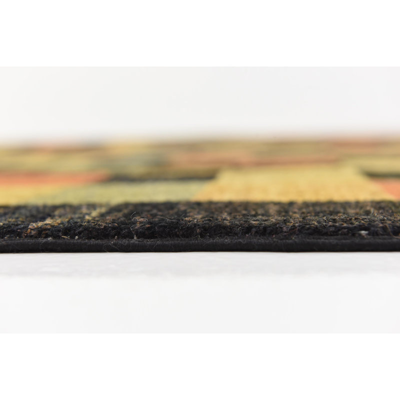 Tapis de zone en laine 6 pi 5 po x 8 pi 11 po one-of-kind noué la Nash