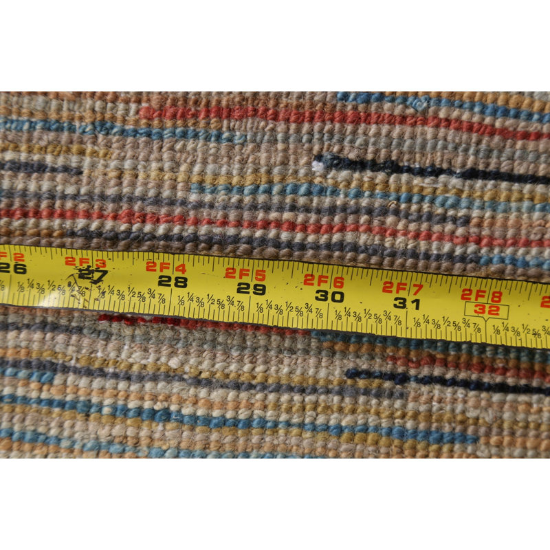 Tapis oriental en laine Torbe Contemporary Gabbeh Kashkoli noué à la main 6 x 8