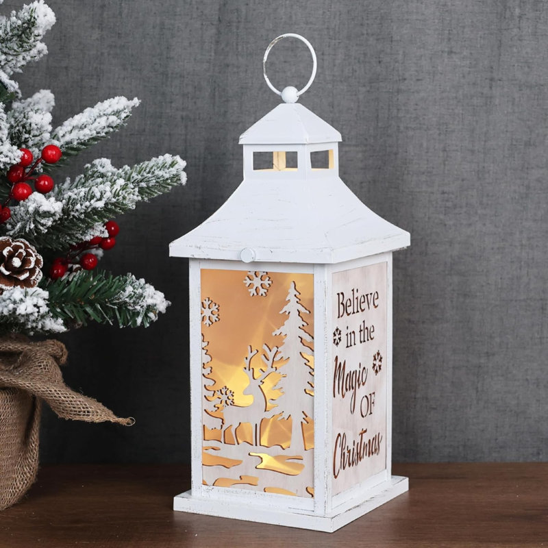 13'' Battery Powered Outdoor Lantern