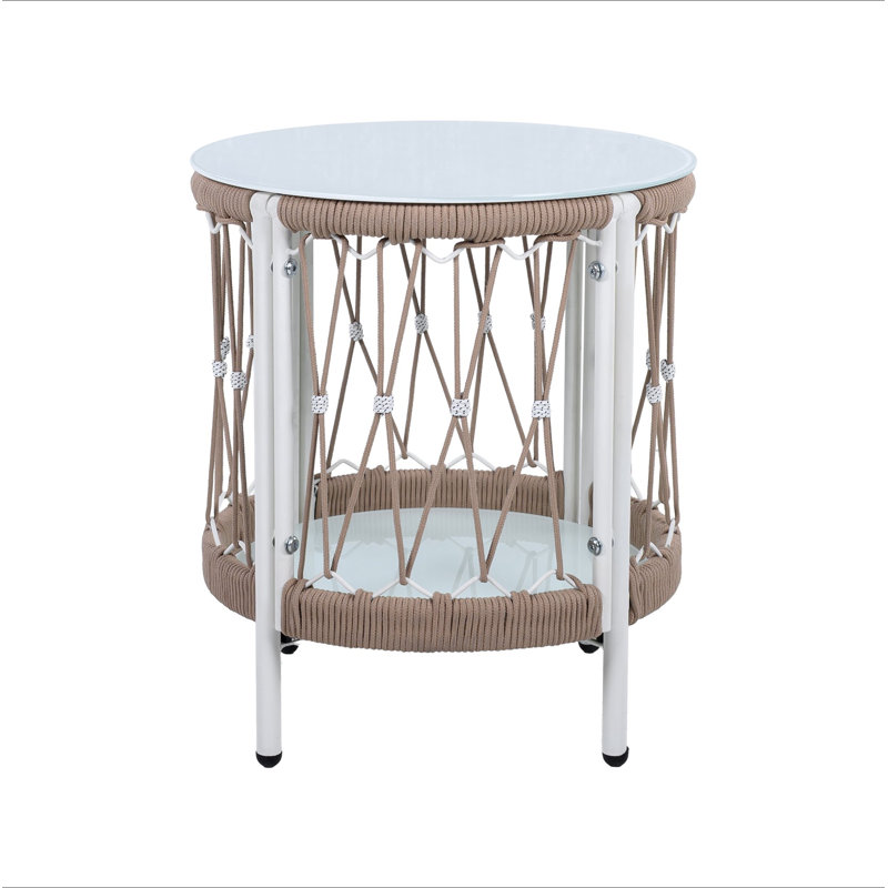 Table d'appoint d'extérieur 17,32 po Bohemian Garden