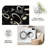 1PC Modern Abstract Black and Beige Geometric Circular Swirl Pattern area rugs for Living Room, Soft and Comfortable, Suitable for all seasons, easy-to-maintain, machine washable Indoor floor mat, Under Table Farmhouse suitable for dining table,-385338644