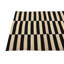 Tapis noir et blanc 3x5 Petrella
