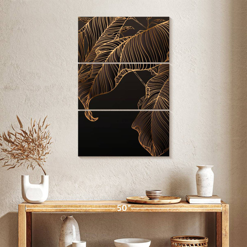 Harnek Copper Leaf, 38" H x 24" W