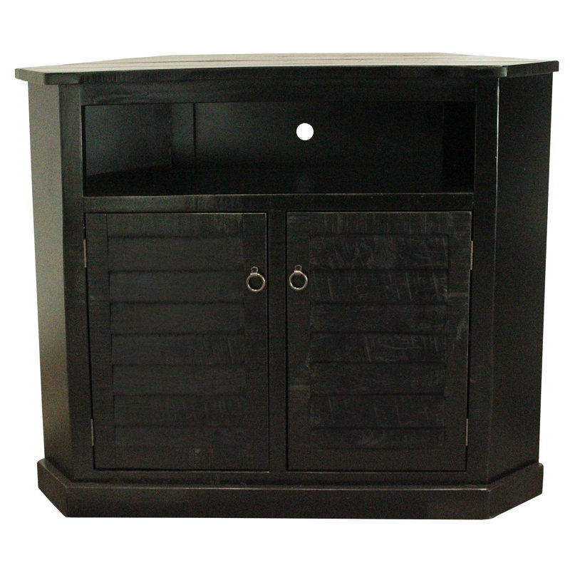 Macias Unfinished TV Stand for TVs up to 48", Chocolate Mousse