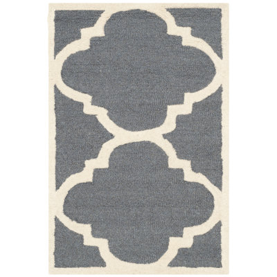 Cannen Cambridge Hand Tufted Wool Geometric Rug