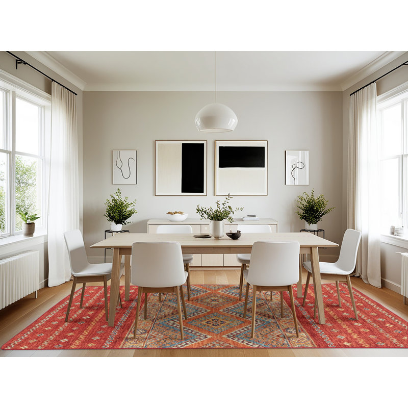 Abstract Indoor Rug, Rectangle 7' x 10'