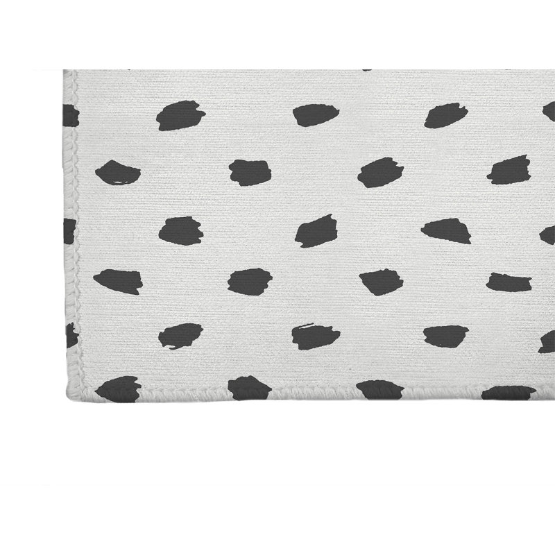 Splat Point Non-Slip Outdoor Rug, Runner 2'6" x 8'