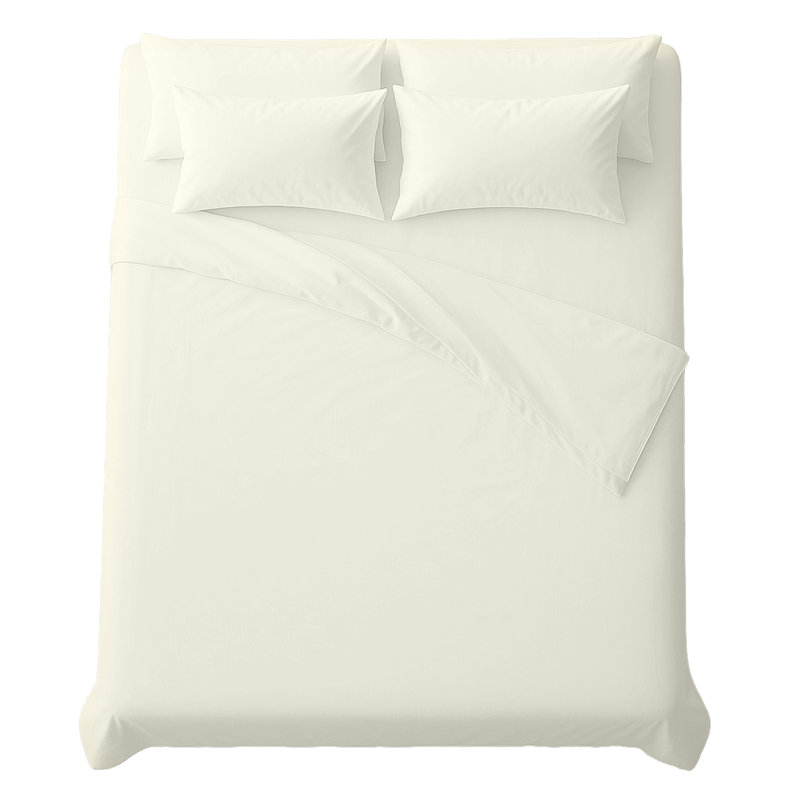 All-Season Microfiber Sheet Set - Soft, Lightweight, And Durable, Beige, King Sheet Set with 4 Pillowcases