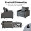 Fauteuil convertible simple 35,6 po 3-en-1-1785370451