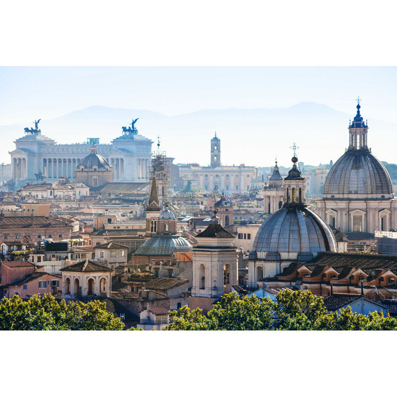 Rome City - photographie sur toile tendue, H 8 po x l 12 po