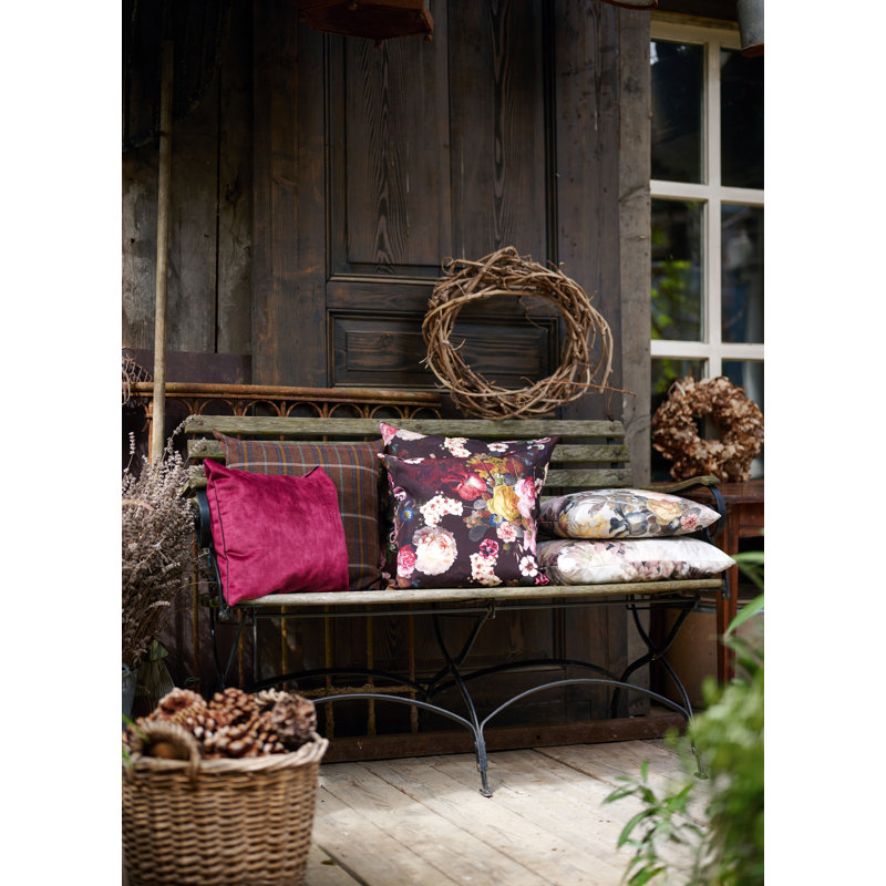 Loft Style Square Cushion, Red, Square, 45cm x 45cm
