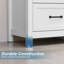 Ensemble de meuble-lavabo à double cuve 48 "avec deux dessus en céramique séparés de 24 po Sharee