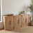 6-door Carved Solid Wood Sideboard