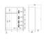 Besiana 3 Door Manufactured Wood Wardrobe-1557452185