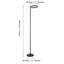 Lampe torchère sur pied 71 po Groetzner