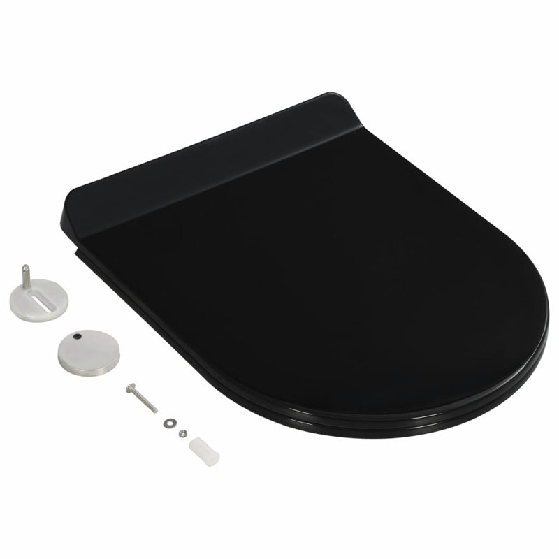 Alarins Soft Close D-Shaped Toilet Seat