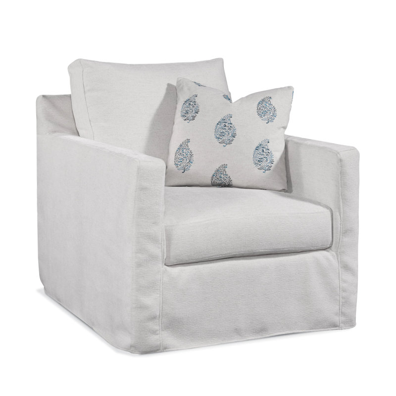 Bel-Air Swivel Armchair, Knit Fern Boucle; 0309-43