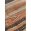 Tapis unique noir 3 pi 2 po x 5 pi 7 po années 1940