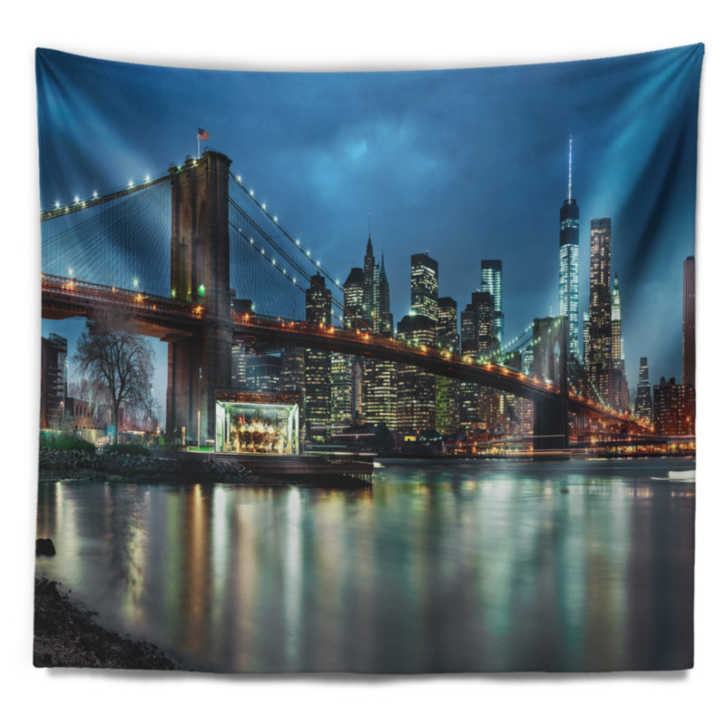Polyester Tapestry, 78" H x 92" W