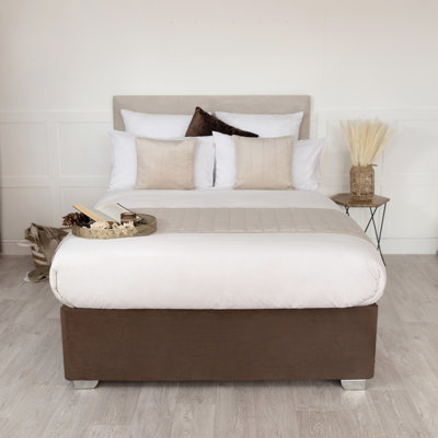 Faux suede Base wrap valance
