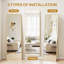 Miroir pleine grandeur, miroir de plancher suspendu ou adossé au mur, convenant à la chambre à coucher-639482234-639482232