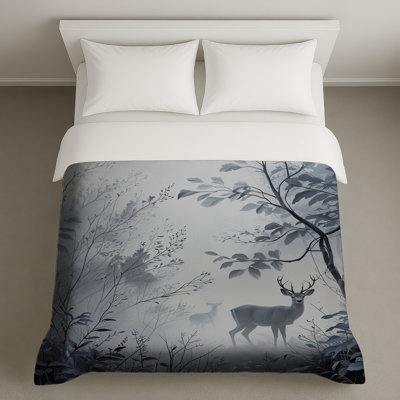 Housses de couette Misty Forest With Deer
