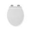 Michigan Slimline Flexi-Fix White Soft Close Toilet Seat