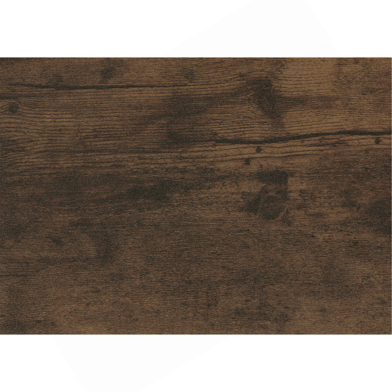 Rustic Brown Wood Finish Multipurpose Over The Bed Desk With Adjustable Height, Metal Legs With Casters, Overbed Table 1Pc, Laptop Table For Bed, Breakfast Table
