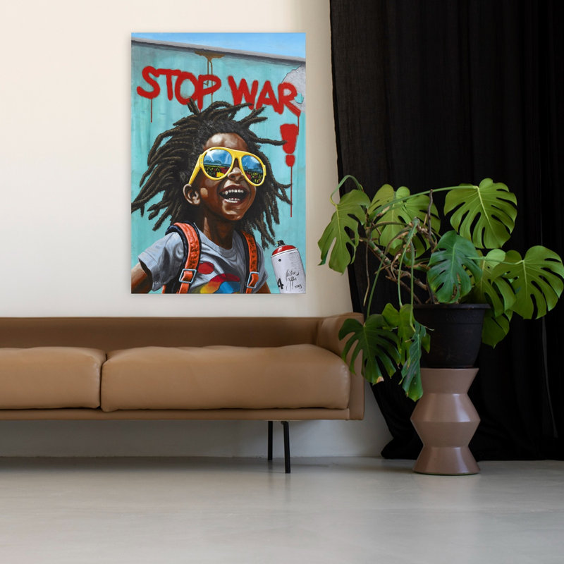 Art contemporain Art contemporain, H 48 po x l 32 po