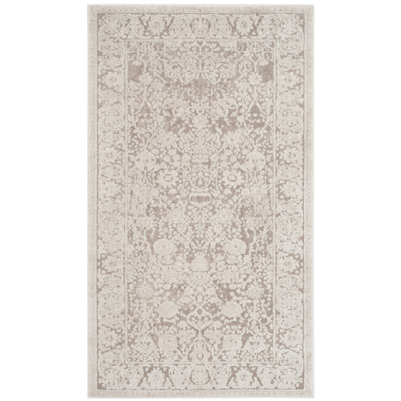 Tapis oriental beige / crème Calidi, Rectangle 2 pi 3 po x 4 pi
