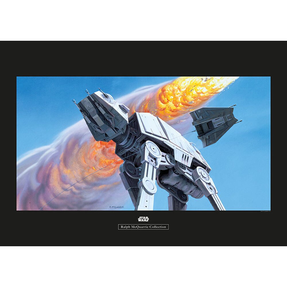 Poster Star Wars Rmq Hoth Schlacht AT-AT