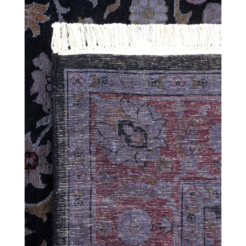 Fine Vibrance One-of-a-Kind 4' 0" x 6' 5" Hand Knotted Area Rug