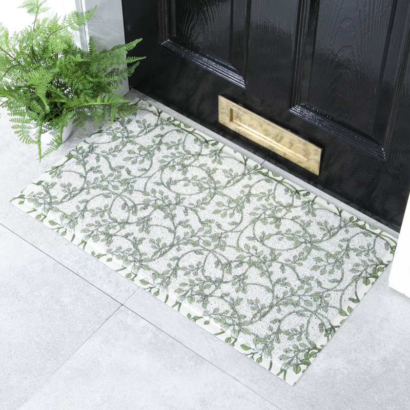 Milurd Non-Slip Floral Doormat