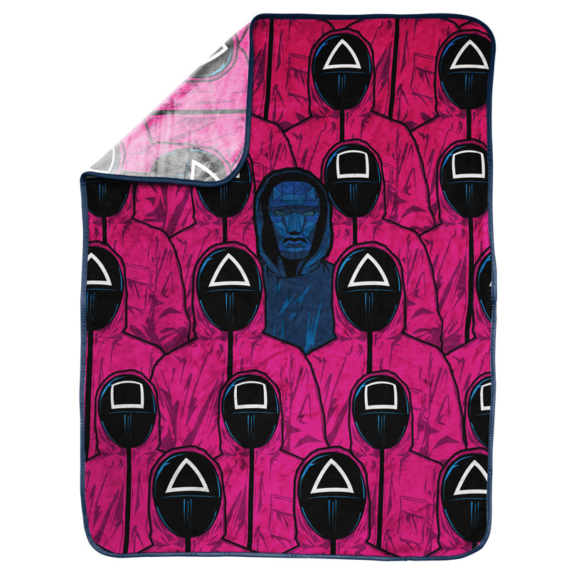 Jeté de jeu Pink Army Squid