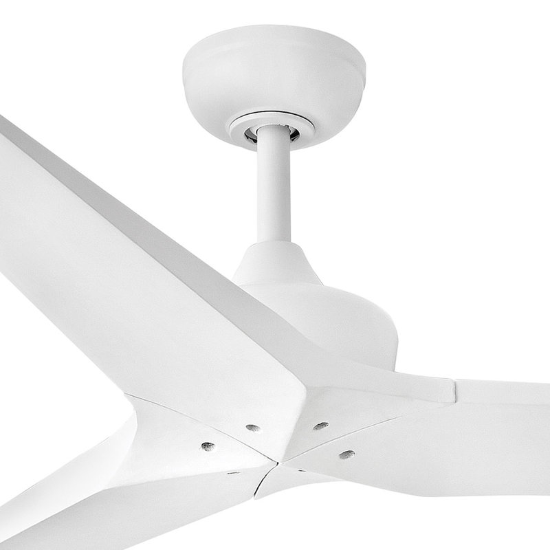 Hinkley Chisel Ceiling Fan, Matte White