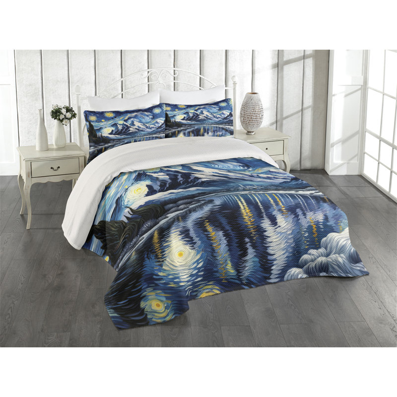 Polyester Coverlet, Queen Coverlet + 2 Standard Shams