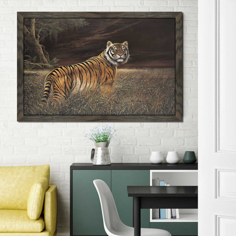 «Splendor in Grass», reproduction de peinture à l'huile encadrée, H 27,5 po x l 39,5 po x P 0,75 po