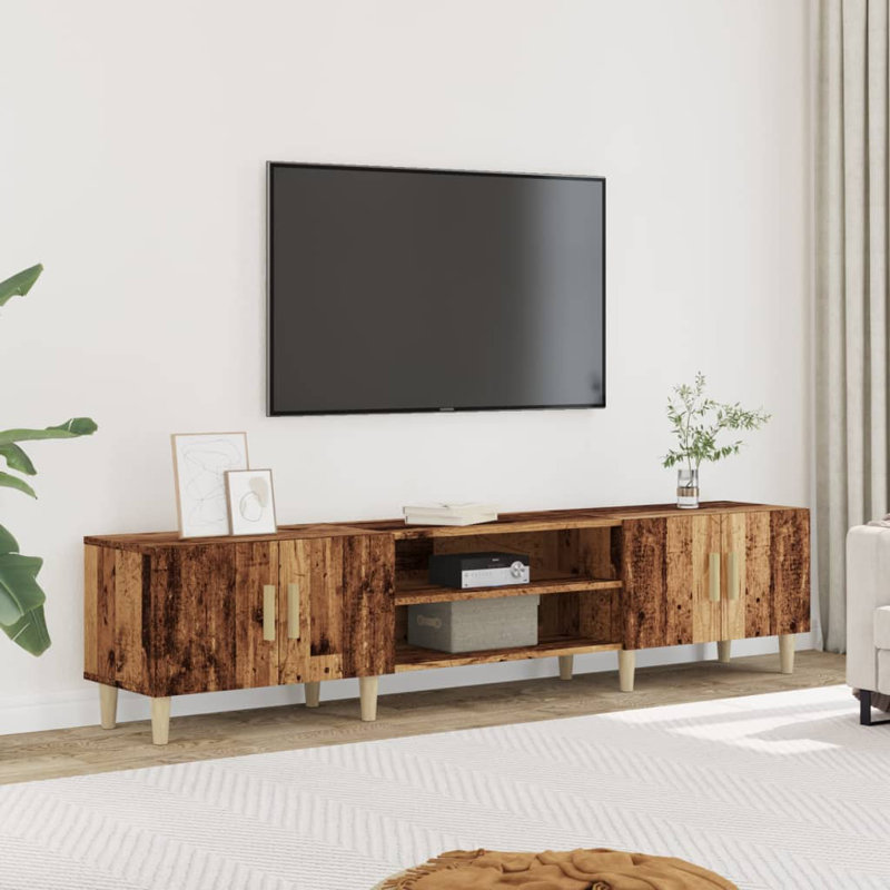 Kyeisha TV Cabinet 180x31.5x40 cm Engineered Wood, Old Wood