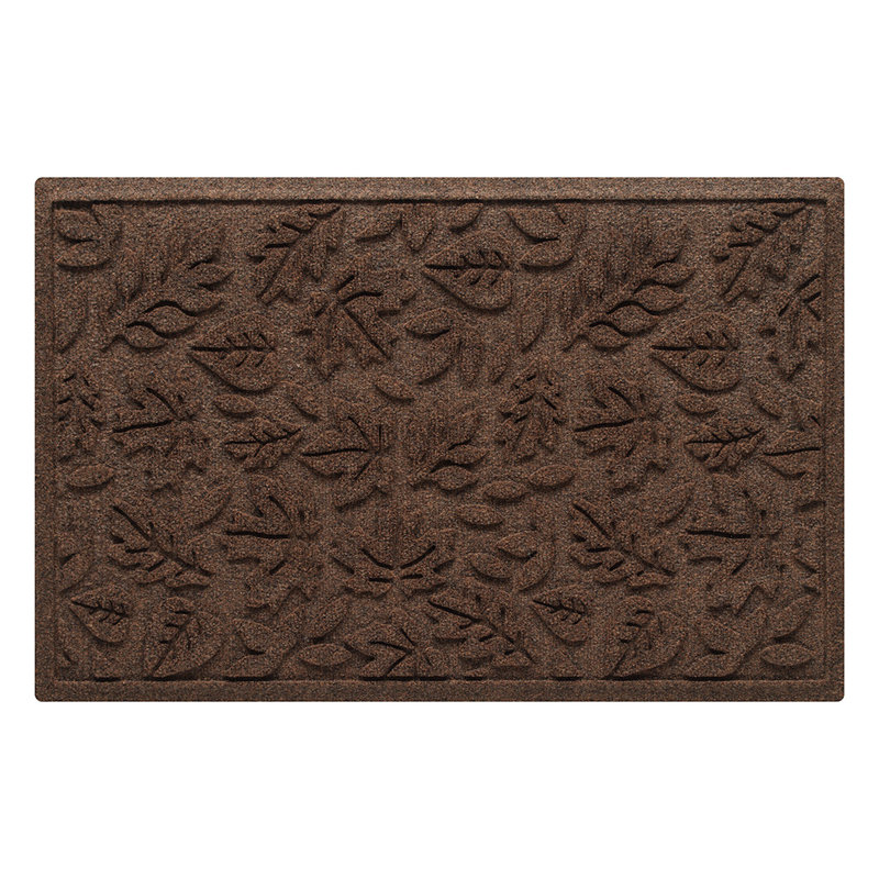 Paillasson intérieur 23 po x 35 po WaterHog® Fall Day, Marron foncé, Rectangle 1 pi 10 po x 2 pi 8 po