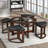 Coffee Table with  Stools