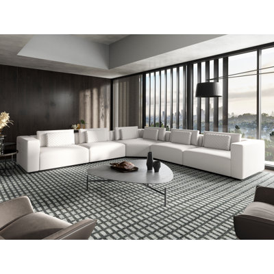 155" Wide Reversible Modular Sofa & Chaise