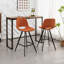 Ensemble de 2 tabourets de hauteur comptoir 28,25 po Porth-1011833878