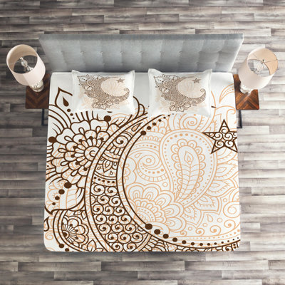 Half Moon Traditional Coverlet