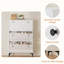 Armoire à chaussures blanche moderne et élégante avec 3 tiroirs rabattables
