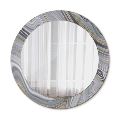 Huldar Glass Flat Wall Mirror