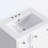 Bathroom Vanity Cabinet with Ceramic Sink-105620910
