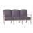 Casa 77.75'' Wide Aluminum Patio Sofa with Cushions-87144776-26092598
