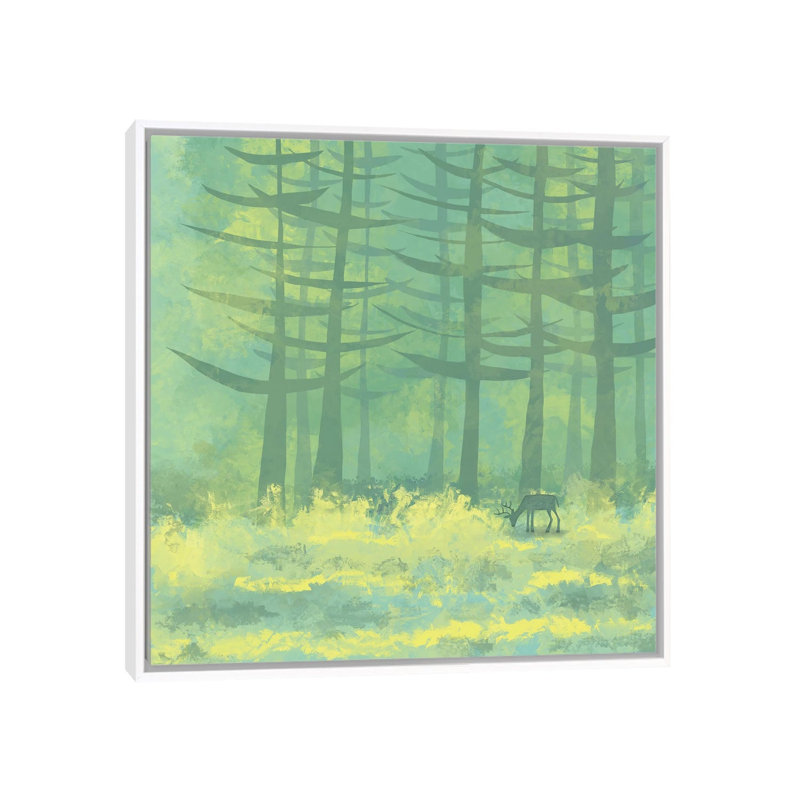 « The clearing » par Nic squirrell-impression, Toile blanche encadrée, H 18 po x l 18 po x 1,5 po, Pas de tapis
